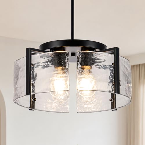 Drum Glass Chandelier