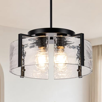 Drum Glass Chandelier