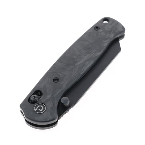 Knives ARTIFACT Forged Carbon Handle Axis Lock Pocket Knife with Sandvik 14C28N Blade