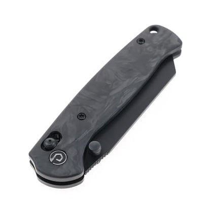 Knives ARTIFACT Forged Carbon Handle Axis Lock Pocket Knife with Sandvik 14C28N Blade