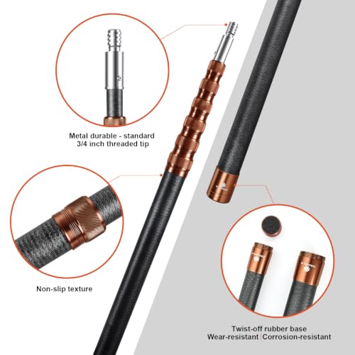 Heavy Duty Fiberglass Telescopic Extension Pole