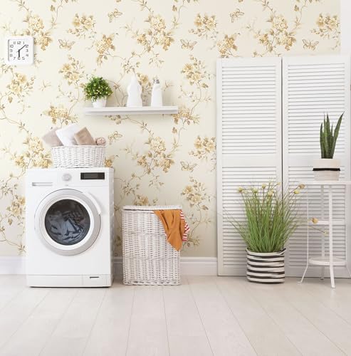 Peel and Stick Wallpaper Floral Wall Paper Modern Decorative Self Adhesive Removable Wallpaper
