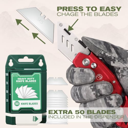 colorful box cutter set