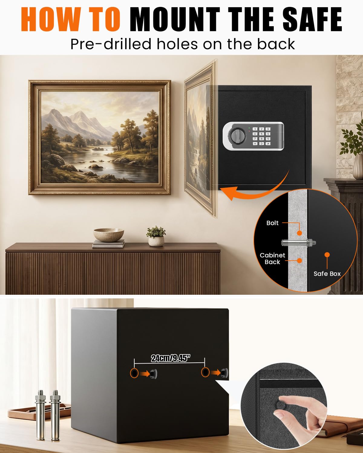 Fireproof Safe 𝟏𝟕𝟎𝟎°𝐅 𝟑𝟓 (2.0 Cuft-35MINS)