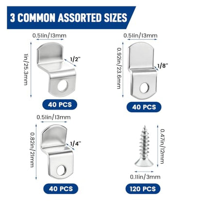 Offset Canvas Clips with Screws