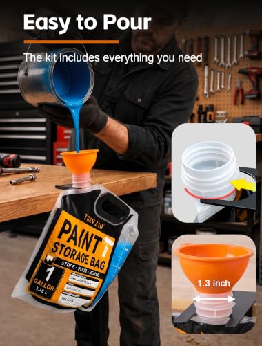 8 Pack Paint Storage Bags
