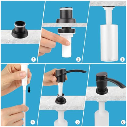 Kitchen Sink Soap Dispenser Built