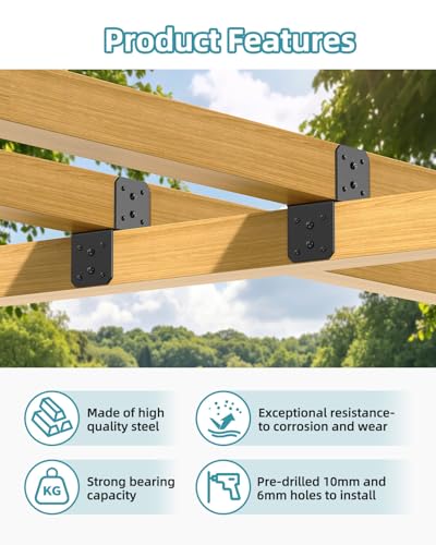 4 Pack 4x4 Post Bracket Kit