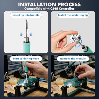 Joystick Soldering Iron Tip Kit