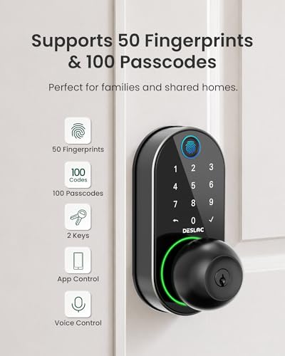 D212 Fingerprint Door Knob with WiFi