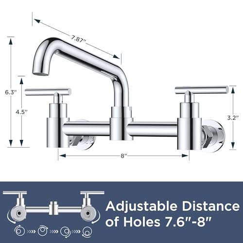 Wall Mount Kitchen Faucet