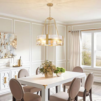 20.5" Glass Dining Room Chandeliers Modern