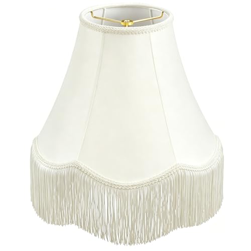Fringe Lamp Shade 6" Top x 13" Bottom x 9.6" High