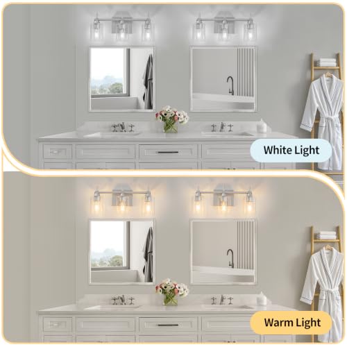 3 Light Modern Bathroom Vanity Light (3-light / Brushed Nickel)