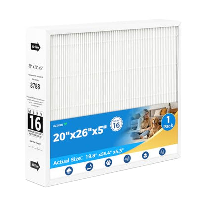 20x26x5 MERV 16 Replacement for Lennox X8788 100908