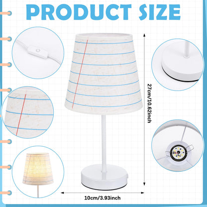 Lined Notebook Table Lamps (Lined Notebook)