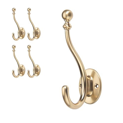 5 Pack Coat Hooks Matte Black Coat Hook