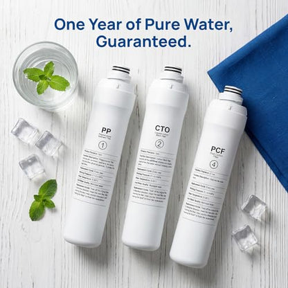 Replacement Filter Set Compatible with Bluevua RO100ROPOT
