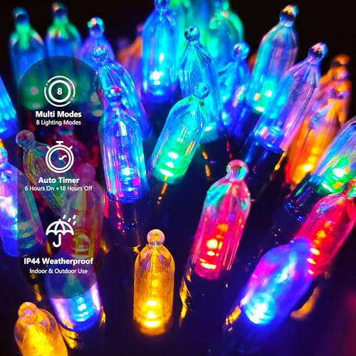 Multicolor Battery String Lights (Multicolor / 2 Pack)