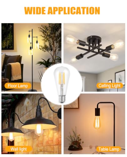 ST19 Vintage LED Edison Light Bulbs