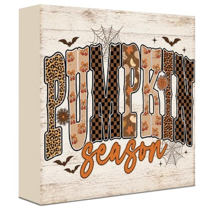 Fall Decorations for Home Wood Sign Fall Decor Shelf Decor