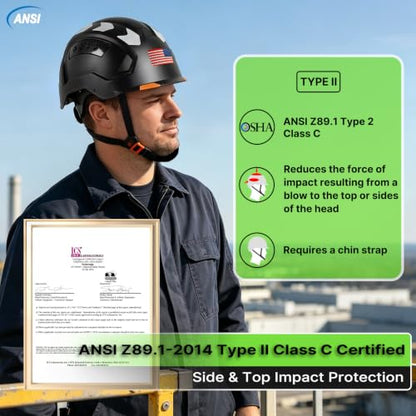 Type 2 Hard Hat with Chin Strap