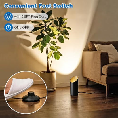 Uplighting Indoor Floor Can Light with 3000K LED GU10 Bulbs