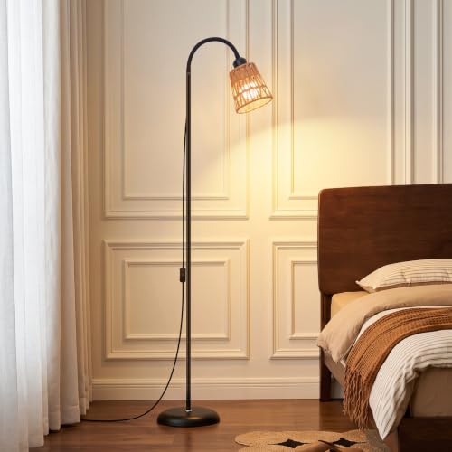 Boho Floor Lamp for Living Room Black Floor Lamps