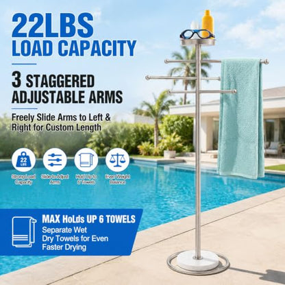 Pool Towel Rack Outdoor