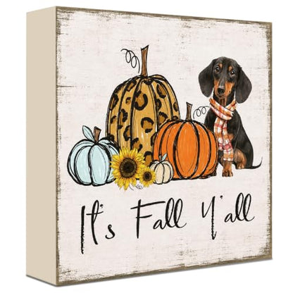 Fall Decorations for Home Wood Sign Fall Decor Shelf Decor