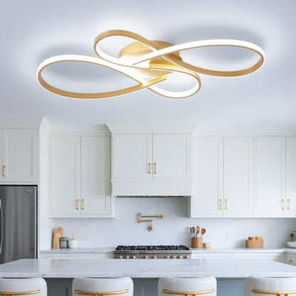 66W Dimmable Modern LED Ceiling Light Fixtures 3000K