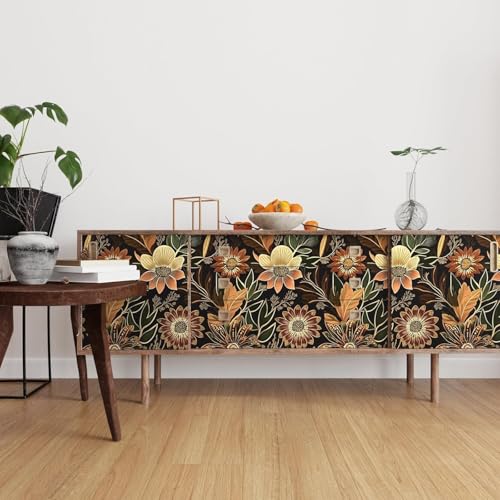 Vintage Boho Floral Peel and Stick Wallpaper