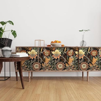 Vintage Boho Floral Peel and Stick Wallpaper
