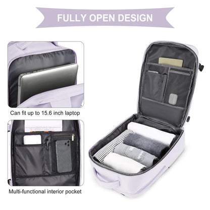Large Travel Backpack For Women Men (Purple / 30 liters)