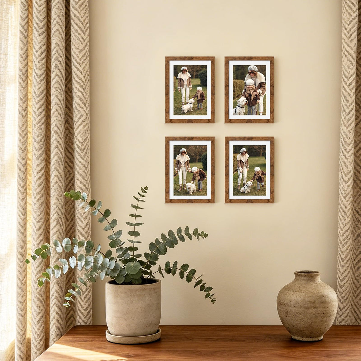 5x7 Picture Frames Brown (Brown / 5X7)