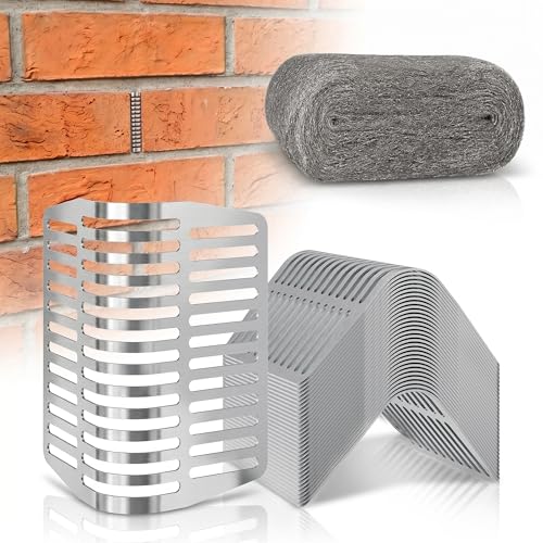 Weep Hole Covers for Brick Walls & Steel Wool Fill Fabric