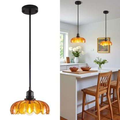 Glass Pendant Lights Kitchen Island