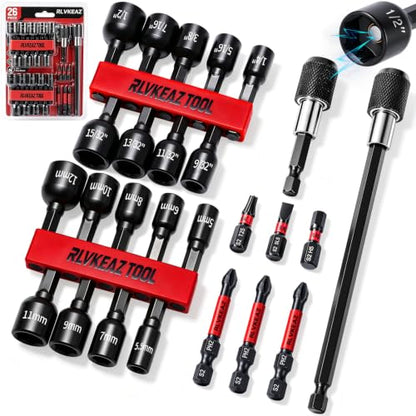 Magnetic Impact Nut Driver Set