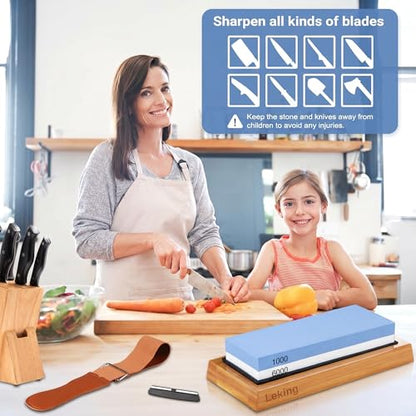 Knife Sharpening Stone Set