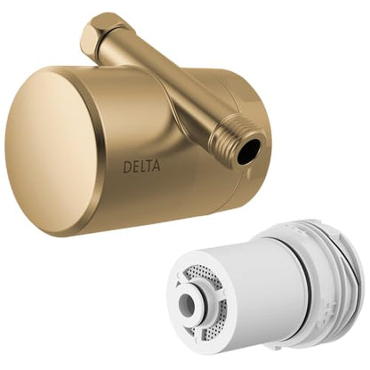 8 Setting Shower Head Brushed Nickel with Clarifi Standard Shower Filter Attachment with Filter