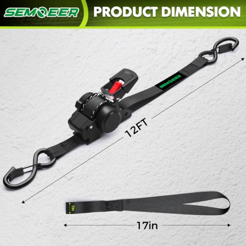 Retractable Ratchet Straps