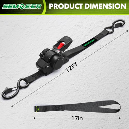 Retractable Ratchet Straps