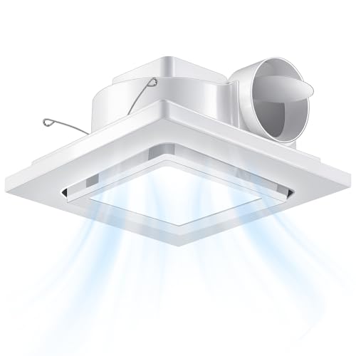 Bathroom Exhaust Fan with Dimmable Light