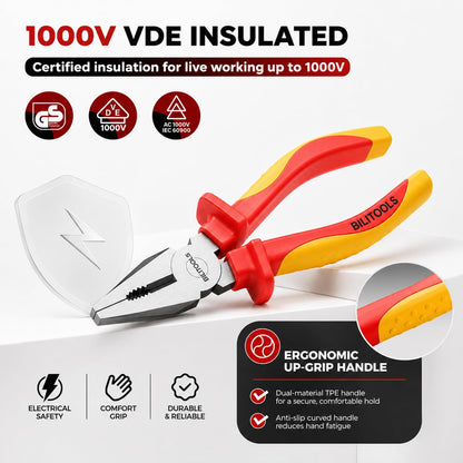 1000V Insulated Lineman Pliers (Insulated Pliers / Insulated Lineman Pliers)