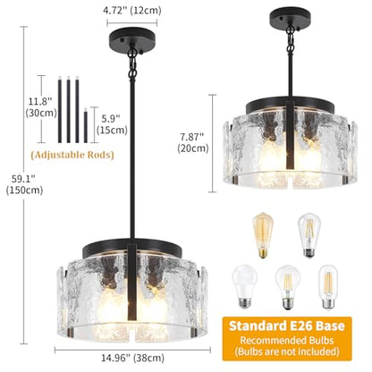 Modern Dining Room Light Fixture Chandeliers 15" 18.11"