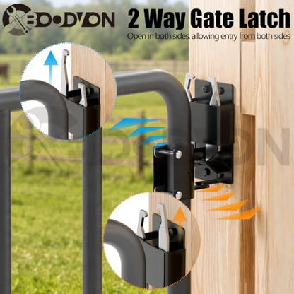 2 Way Heavy Duty Lockable Gate Latch