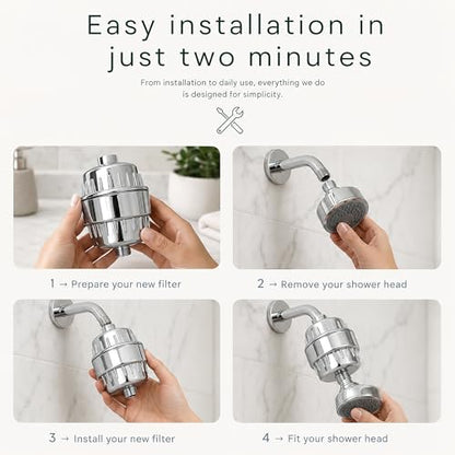 Shower Filter for Hard Water
