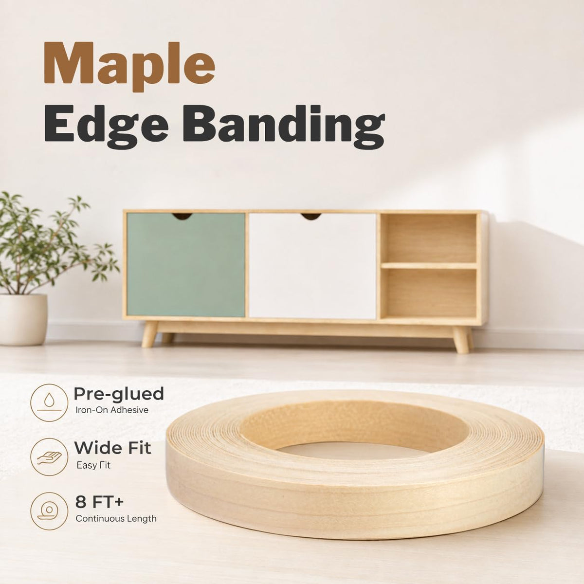 Maple Edge Banding 3 (Maple / 3/4 in x 50 ft)