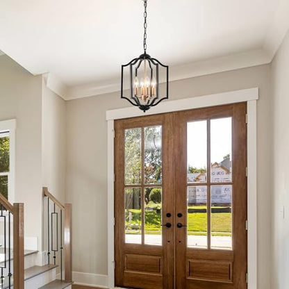 Black Chandelier Light Fixture