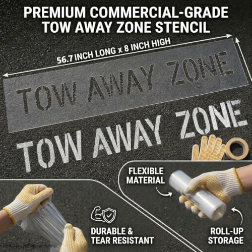 Tow-Away-Stencil
